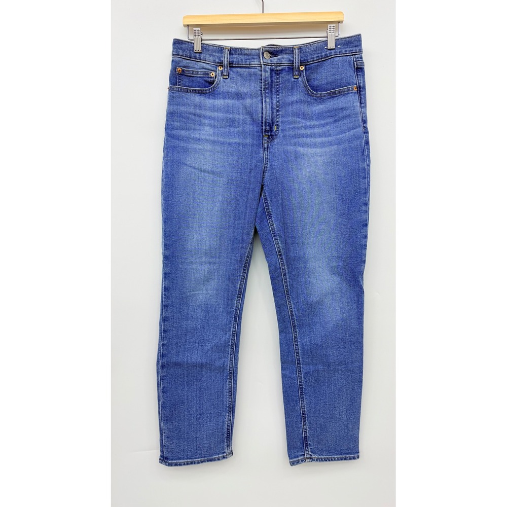 Gap Vintage Slim High Rise Jeans Denim Blue Womens 31/12 Regular